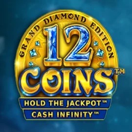 12 Coins Grand Diamond Edition logo – Slots by Wazdan at Spinstein Casino