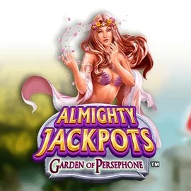 Almighty Jackpots: Garden of Persephone logo by Novomatic Spinstein Casino