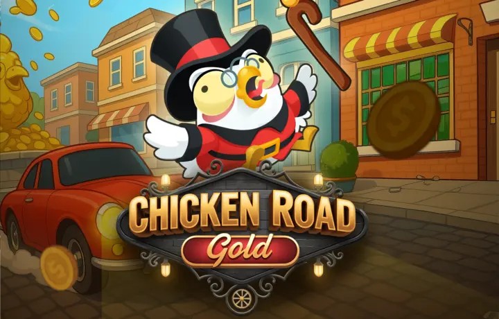 Official Casino Games logo: Chicken Road Gold by InOut at Spinstein Casino