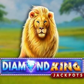 Diamond King Jackpots casino game by SpinPlay Games – featured logo at Spinstein Casino