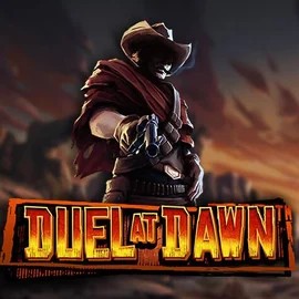 Duel At Dawn slot logo by Hacksaw Gaming at Spinstein Casino