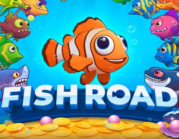 Enjoy Fish Road by InOut – logo hosted on spinsteincasino.ch