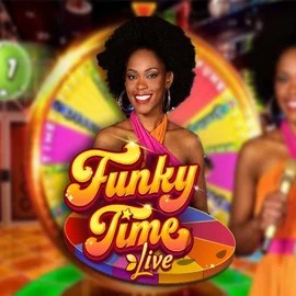 Funky Time online game logo by Evolution on spinsteincasino.ch