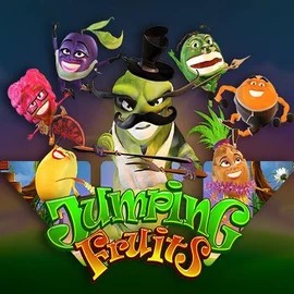Jumping Fruits logo by Wazdan Spinstein Casino