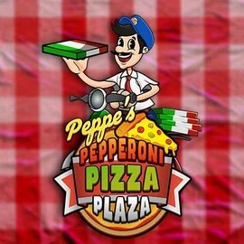 Peppe’s Pepperoni Pizza Plaza by Pragmatic Play, showcased at spinsteincasino.ch – game logo