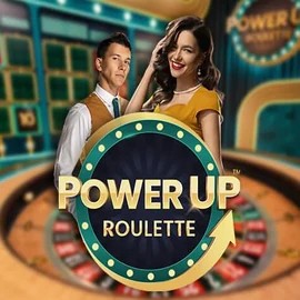 PowerUP Roulette logo by Pragmatic Play Spinstein Casino