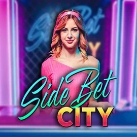 Official Live Casino logo: Side Bet City by Evolution at Spinstein Casino