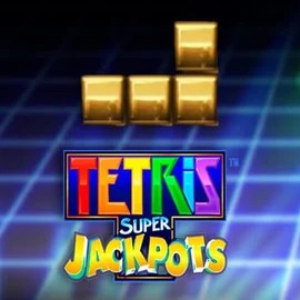 Tetris Super Jackpots slot visual from WMS available on spinsteincasino.ch