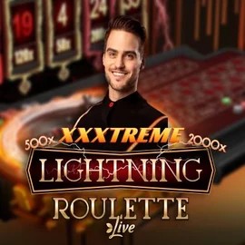 XXXtreme Lightning Roulette logo by Evolution Spinstein Casino